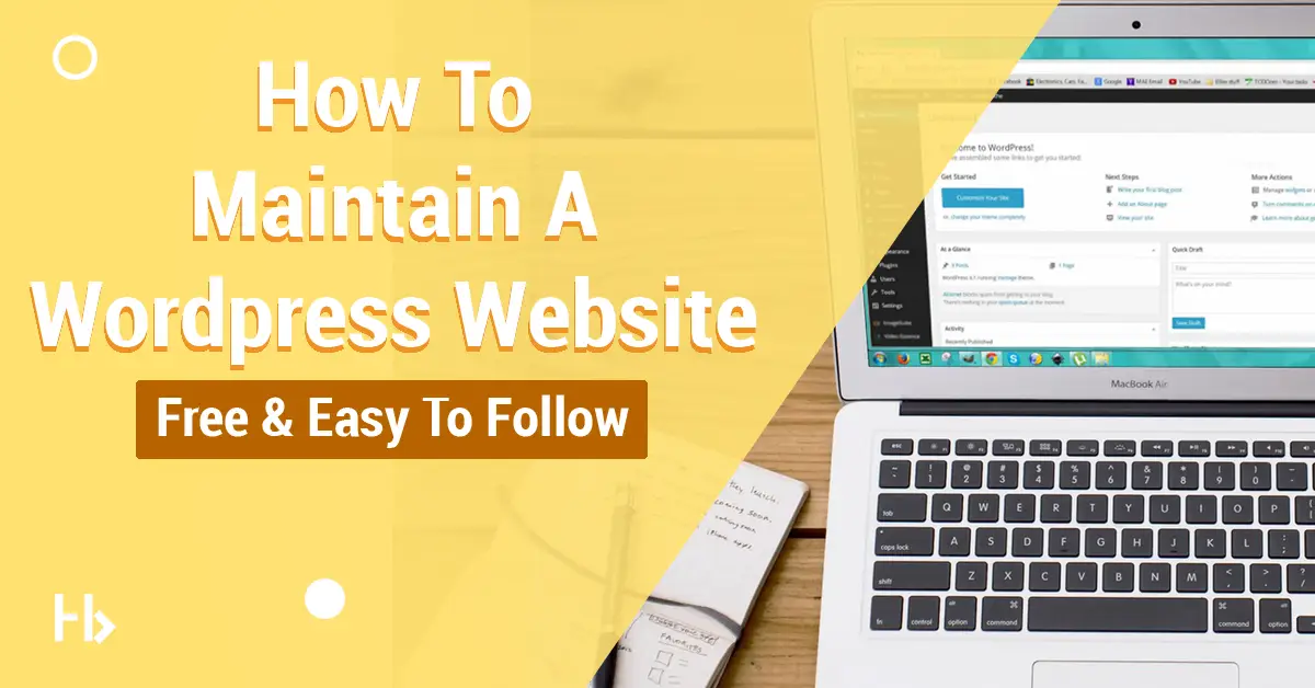 how to maintain a WordPress website