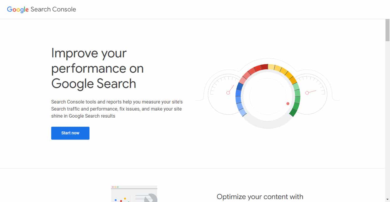 Google Search Console site